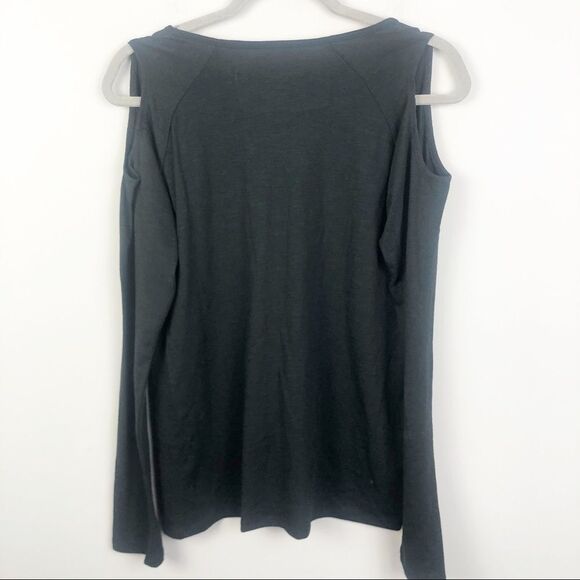 STILLWATER SUPPLY CO | Cold Shoulder V-Neck Long Sleeve Top Women’s Size Medium - Picture 7 of 7